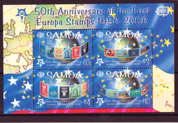 SSCF073-Samoa 2006- 50ºANIV. SELOS EUROPA- MNH - 2006