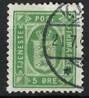 DANEMARK Service Ca.1900:  Le ZNr. 9 Obl. CAD - Dienstzegels