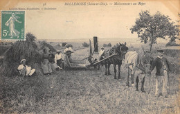 CPA 78 ROLLEBOISE MOISSONNEURS AU REPOS / AGRICULTURE - Other & Unclassified