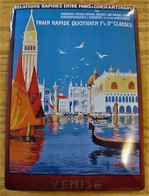 * METALZEICHEN * VENISE * ALTEN PLAKATT FÜR ZUG * - Altri & Non Classificati