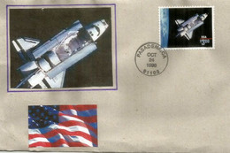 USA.STS-7 NASA's Seventh Space Shuttle Mission (Space Shuttle Challenger) Timbre Haute Faciale $ 3,00, Sur Lettre - Nordamerika