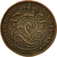 Monnaie, Belgique, Leopold II, Centime, 1894, TTB, Cuivre, KM:34.1 - 1 Cent