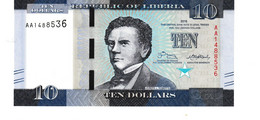 Liberia P.32  10 Dollars 2016 Unc - Liberia