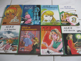 LOT DE 8 TITRES..ALICE.par CAROLINE QUINE( Annees 67 A 1980) - Lots De Plusieurs Livres