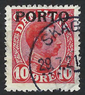 DANEMARK Taxe "PORTO" Ca.1922:  Le ZNr. 4 Obl. CAD - Port Dû (Taxe)