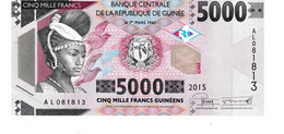 Guinea P.49 5000 Francs 2015  Unc - Guinée