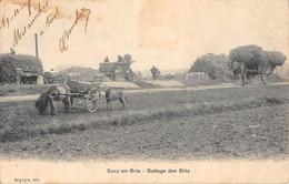 CPA 94 SUCY EN BRIE BATTAGE DES BLES / AGRICULTURE - Sonstige & Ohne Zuordnung