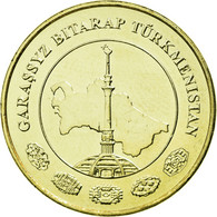 Monnaie, Turkmanistan, 20 Tenge, 2009, SUP, Laiton, KM:99 - Turkmenistán