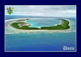 Pitcairn Islands Ducie Island Aerial View Postcard - Pitcairn Islands