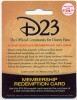 D23 The Official Community For Disney Fans, Membership Card  Ticket # Dtw-37 - Disney-Pässe