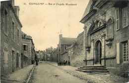 Guingamp * La Rue Et Chapelle Montbareil - Guingamp
