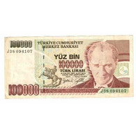 Billet, Turquie, 100,000 Lira, 1970, 1970-01-14, KM:206, SUP - Turkey