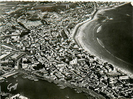 Les Sables D'olonne * Vue Aérienne Sur Les Quais Et Ensemble De La Ville Et La Plage - Sables D'Olonne