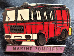 Pin's   Marins Pompiers - Brandweerman