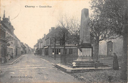 89-CHARNY- GRANDE-RUE VOIR MOMUMENT AUX MORTS - Charny