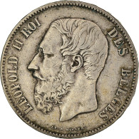 Monnaie, Belgique, Leopold II, 5 Francs, 5 Frank, 1870, TTB, Argent, KM:24 - 5 Frank