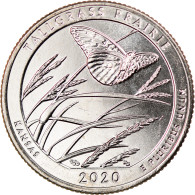 Monnaie, États-Unis, Quarter, 2020, Denver, Tall Grass Prairie - Kansas, SPL - 2010-...: National Parks