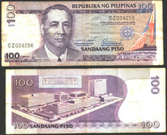 Banknote 100 Piso Peso Pesos 2000  From Philippines - Philippines