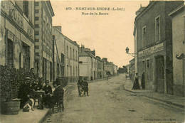 Nort Sur Erdre * La Rue De La Barre * Marchand De Charbons ROUAUD * Café Débitant - Nort Sur Erdre