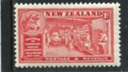 NEW ZEALAND - 1936  1d  CHAMBER 0F COMMERCE  MINT - Neufs
