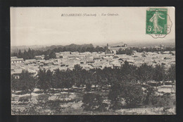 CPA - BÉDARRIDES  84370 - Carte écrite En 1913 - Vue Générale De Bédarrides - 2 Scan - Bedarrides