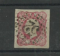 Portugal. 1862/4 D Luis # 16 , 25rs Carmim Rosa Usado , Margens Largas Lt 395 - Usati