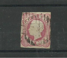 Portugal. 1862/4 D Luis # 16 , 25rs Carmim Rosa Usado , Margens Curtas Lt 396 - Gebruikt