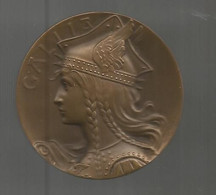 Médaille , GALLIA , Signée MORLON , Dia. 50 Mm , 49 Gr , 2 Scans, Frais Fr 3.35 E - Other & Unclassified