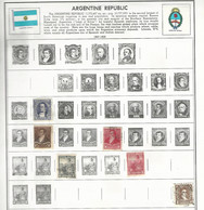 55957 ) Collection Argentina Postmark - Collections, Lots & Séries