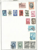 55962 ) Collection Argentina Postmark - Verzamelingen & Reeksen