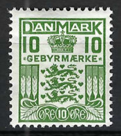 DANEMARK Taxe (Gebühr) 1926:  Le ZNr. 2 Neuf* - Segnatasse