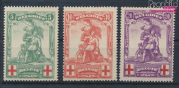 Belgien 104-106 (kompl.Ausg.) Postfrisch 1914 Rotes Kreuz (9814738 - 1914-1915 Croix-Rouge