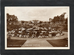 Worthing, Floréal    GARDENS   BEACH HOUSE  PARK   Animation  CPA  1930  N° 35 - Worthing