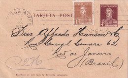 ARGENTINE   1927 ENTIER POSTAL/GANZSACHE/POSTAL STATIONERY  CARTE DE BUENOS AIRES - Interi Postali