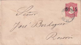 ARGENTINE 1891  ENTIER POSTAL/GANZSACHE/POSTAL STATIONERY  LETTRE - Interi Postali