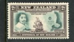 NEW ZEALAND - 1940  2d  CENTENNIAL  MINT - Unused Stamps