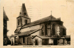 Sauvagnac * Vue Sur L'église Du Village - Autres & Non Classés