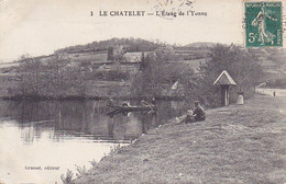 Cpa-18- Le Chatelet - Etang De L'yonne -animée-edi Grassot N°3 - Altri & Non Classificati