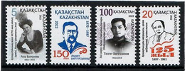 Kazakhstan  2022 . Famous People . 4v. - Kazakhstan