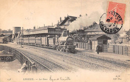 Lisieux          14           Intérieur De La Gare. Ligne De Trouville   Train   N° ND 158          (voir Scan) - Lisieux