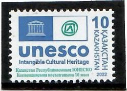 Kazakhstan  2022 . UNESCO  Intangible Cultural Heritage. 1v. - Kasachstan