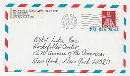 3700  Carta Aérea   New York  1970, Usa - Cartas