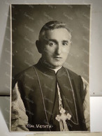 Italy Italia Mons. AUGUSTO BERTAZZONI Vescovo Di Potenza E Marsico Nuovo. Bishop.  134x85 Mm. - Unclassified
