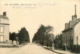 Mayenne * Route De Caen * Au Dos Cachet Militaire Groupe D'instruction De Mitrailleuse La Valbonne - Mayenne