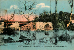 Montsurs * Un Coin Du Village Et La Jouanne Au Moulin Des Ifs - Autres & Non Classés