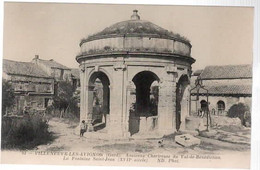 VILLENEUVE LES AVIGNON  Ancienne Chartreuse Du Val  De Bénédiction La Fontaine Saint Jean - Villeneuve-lès-Avignon