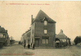 Ste Suzanne * Routes De Montsurs Et D'évron * Café De Paris * Villageois - Sainte Suzanne