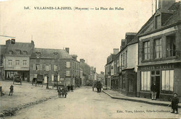 Villaines La Juhel * La Place Des Halles * Magasin Commerce GOUGEON LAIGRE * Villageois - Sainte Suzanne