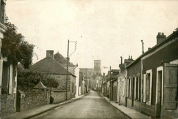 Villiers Charlemagne * Rue De La Poste * Carte Photo - Autres & Non Classés