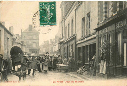 La Pooté * Jour Du Marché * Café BEAU... * Villageois - Autres & Non Classés